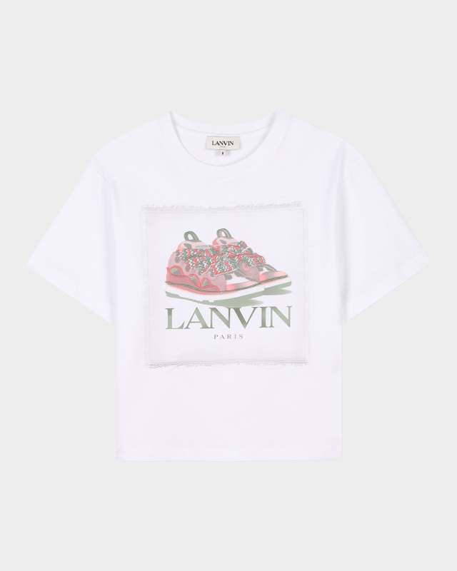 Girl's Logo-Print Embroidered Graphic T-Shirt, Size 8-